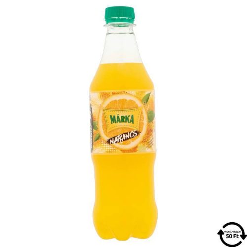 MÁRKA ÜDÍTŐ SZÉNSAVAS NARANCS PET DRS 500ML