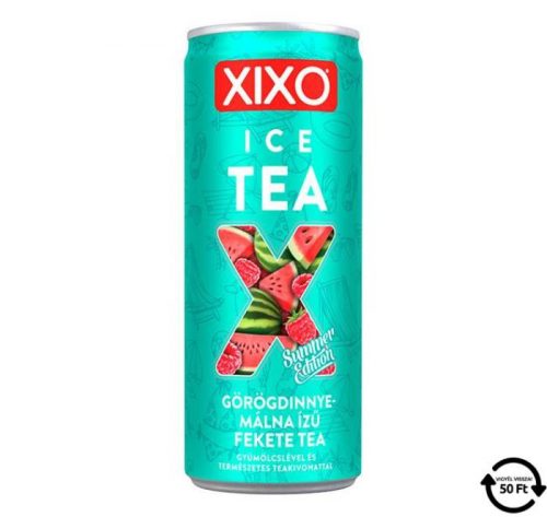 XIXO ICE TEA GÖRÖGDINNYE-MÁLNA DRS 250ML