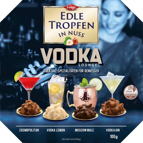 EDLE TROPFEN DESSZERT ALKOHOLOS VODKA LOUNGE 100G