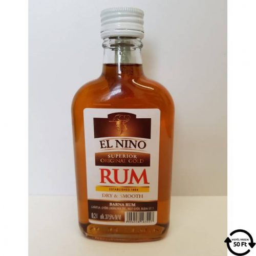 EL NINO GOLD RUM 37,5% DRS 200ML