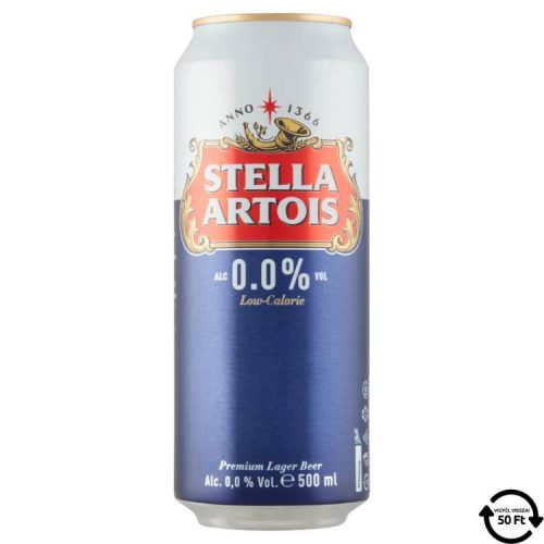 STELLA ARTOIS SÖR DOBOZOS 0% DRS 500ML