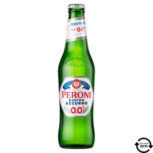 PERONI NASTRO AZZURO SÖR VILÁGOS ÜVEGES 0% DRS 330ML