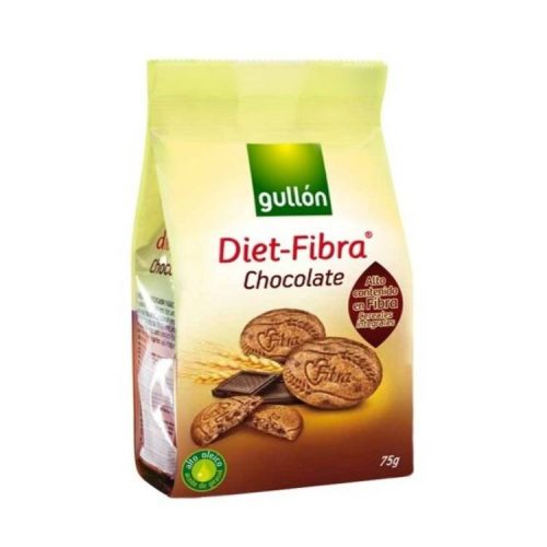 GULLON MINI FIBRA KEKSZ CSOKIS 75G