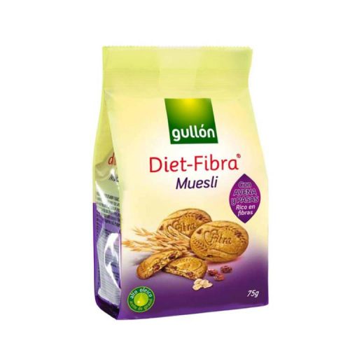 GULLON MINI FIBRA KEKSZ MÜZLIS 75G