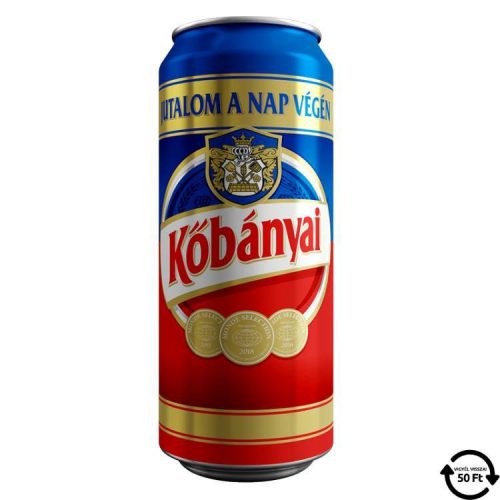 KŐBÁNYAI SÖR VILÁGOS DOBOZOS 4,3% DRS 500ML