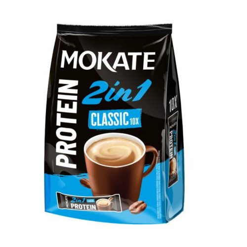 MOKATE KÁVÉ 2IN1 PROTEIN 10X8G