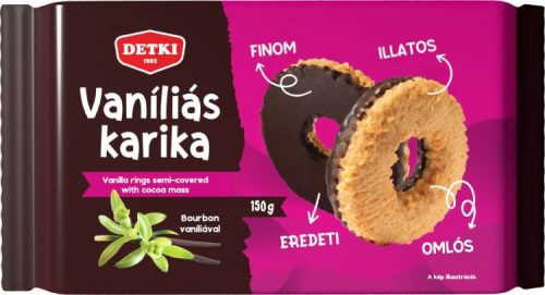 DETKI VANÍLIÁS KARIKA ÉTBEVONÓVAL 150G