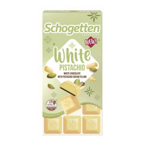 SCHOGETTEN BLONDE FEHÉRCSOKOLÁDÉ PISZTÁCIÁS 100G