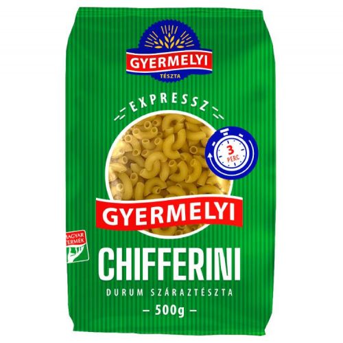 GYERMELYI EXPRESS DURUM TÉSZTA CHIFFERINI 500G