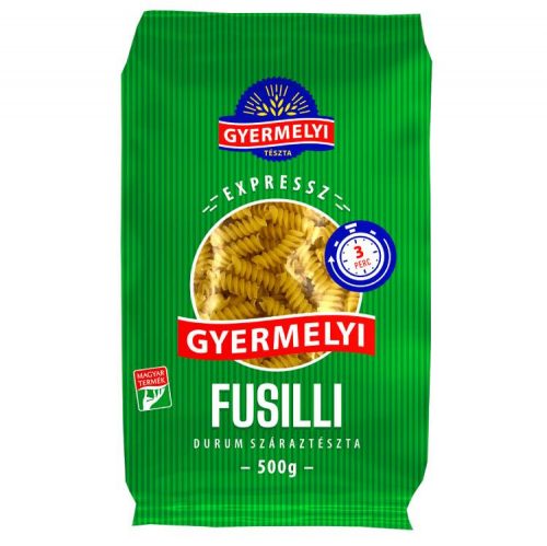 GYERMELYI EXPRESS DURUM TÉSZTA FUSILLI 500G