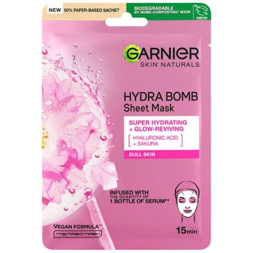 GARNIER SKIN NATURALS TEXTIL MASZK SAKURA CSERESZNYEVIRÁG 28G