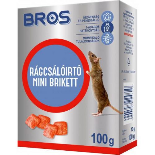 BROS RÁGCSÁLÓÍRTÓ PARAFFINOS BLOKK 29PPM E054 100G