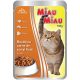 MIAU MIAU MACSKAELEDEL ADULT NEDVES CSIRKE&MÁJ 100G