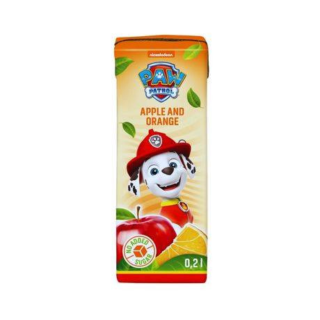 PAW PATROL MANCS ŐRJÁRAT GYÜMÖLCSLÉ ALMA-NARANCS 50% 200ML