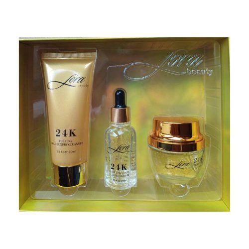 LORA BEAUTY ARCÁPOLÓ SZETT 24K ARANY 951007E 1DB