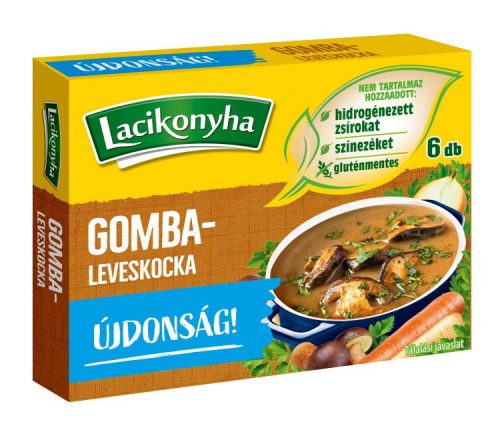 LACIKONYHA KOCKA GOMBALEVES 60G