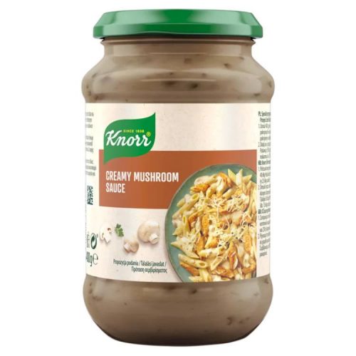 KNORR SZÓSZ ÜVEGES TEJSZÍNES-GOMBÁS 400G