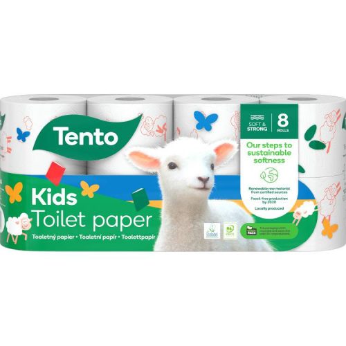 TENTO KIDS WC PAPÍR 3RÉTEGŰ 8TEK