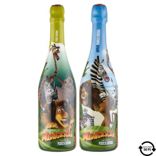 MADAGASZKÁR PARTY DRINK SZŐLŐ ALMA DRS 750ML