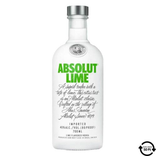 ABSOLUT VODKA LIME 40% DRS 700ML